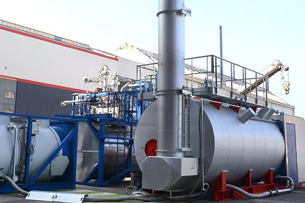 WNS condensing low nitrogen gas (oil)steam boiler