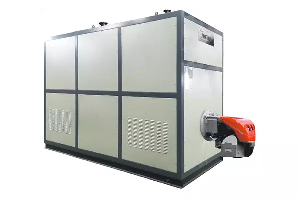 Low nitrogen condensing vacuum hot water boiler